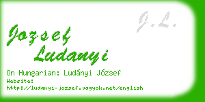 jozsef ludanyi business card